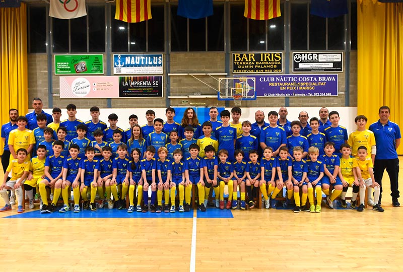 Foto oficial de la temporada 2024 - 2025 del Club Futbol Sala Palamós. (Foto: CFS Palamós).