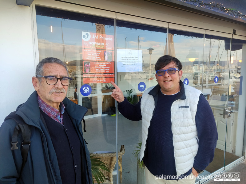Enric Marsal i Jaume Codolar, avui al Nàutic.