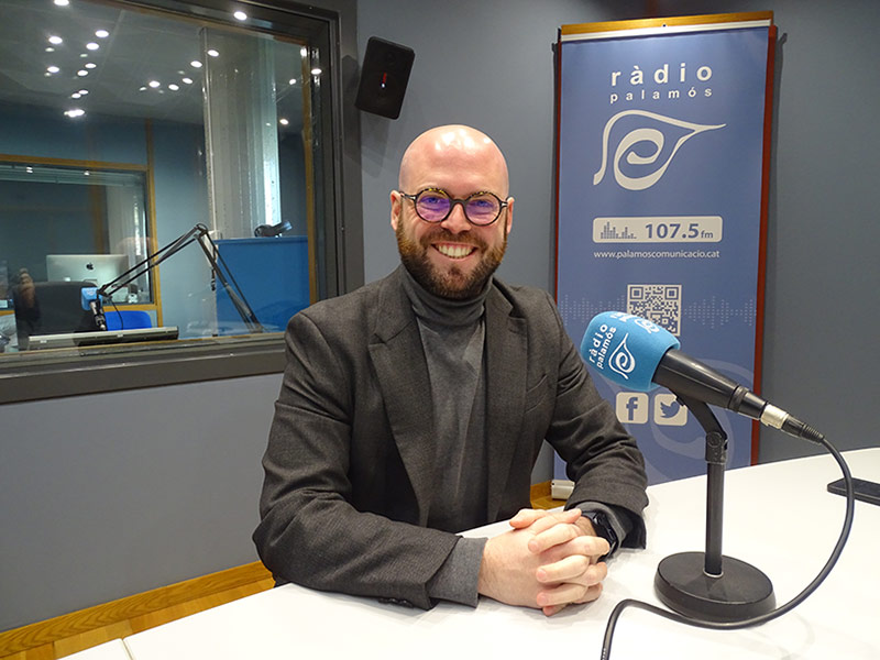 El regidor de Junts x Catalunya Palamós i Sant Joan, Raimon Trujillo.
