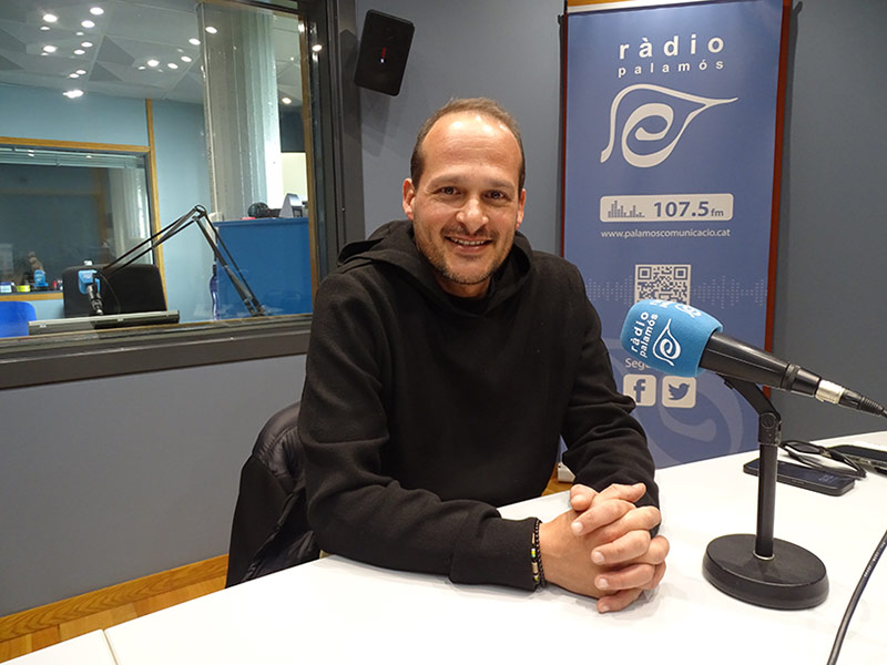 L'entrenador del Palamós CF, Joan Mármol.