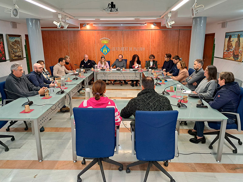 Imatge del Ple Extraordinari celebrat avui a l'Ajuntament de Palamós. (Foto: Ajuntament de Palamós).