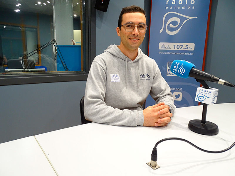 El regatista del Club Nàutic Costa Brava Vela Palamós, Ramon Figueras.