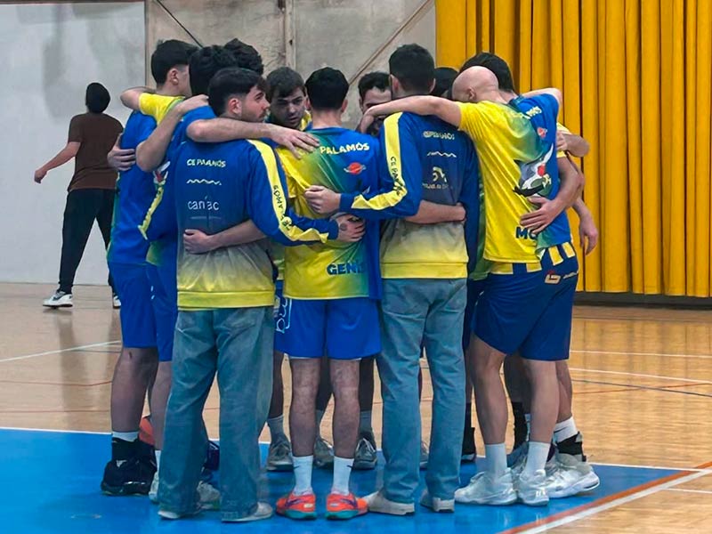 El sènior del CE Palamós va guanyar de 8 punts al CB Sant Gregori. (Foto: CE Palamós).