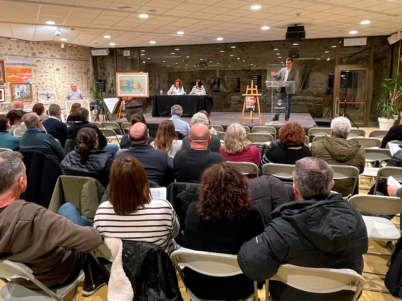 La subhasta d'art solidària de Calonge i Sant Antoni recapta 6.780 euros. (Foto: Ajuntament de Calonge i Sant Antoni).