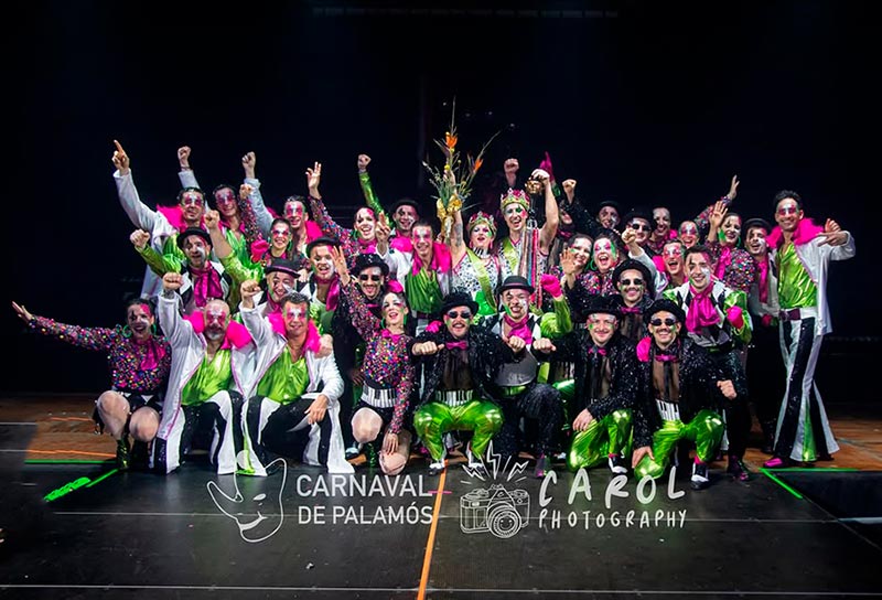 La presentació del Rei i la Reina del Carnaval, dissabte a la Nau dels 50 metres. (Foto: Carnaval de Palamós - Carol Photography).