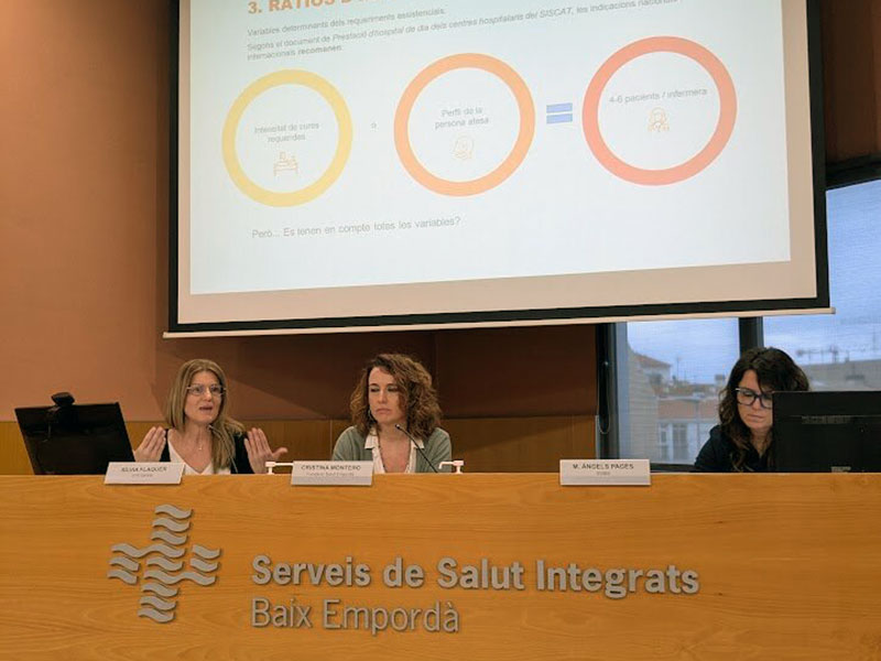 La jornada va aplegar 60 professionals de diferents centres de la Regió Sanitària de Girona. (Foto: SSIBE).
