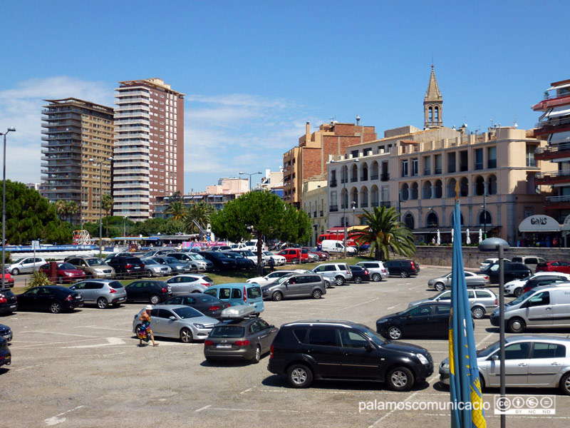 L'aparcament de la Planassa, en una imatge d'arxiu.
