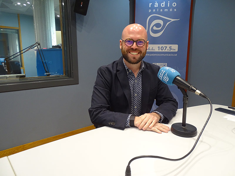 El regidor de Junts x Catalunya Palamós i Sant Joan, Raimon Trujillo.