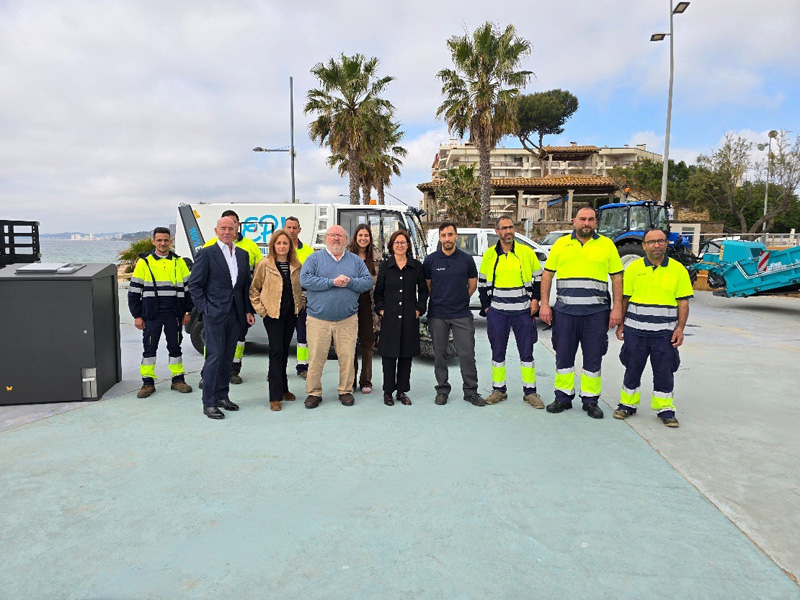S'ha presentat el nou operatiu de neteja de Calonge i Sant Antoni. (Foto: Ajuntament de Calonge i Sant Antoni).