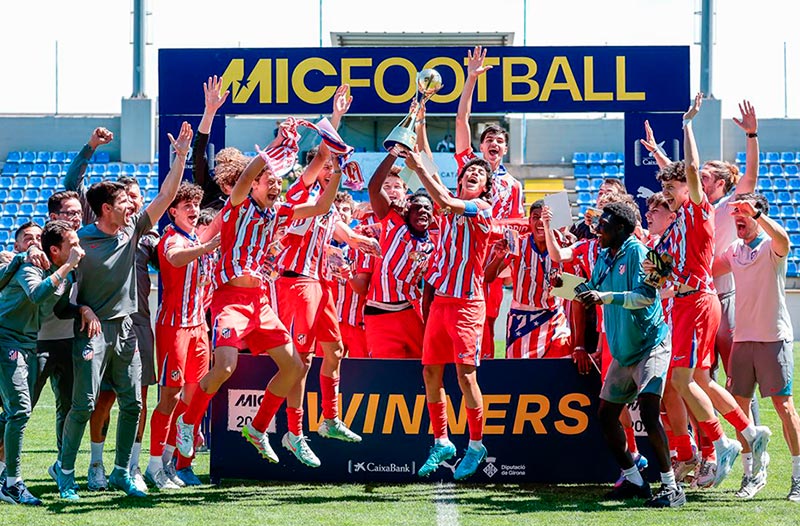 Els penals li han donat el títol U19 a l’Atlético de Madrid. Foto: (Adrià Fontanet - MICFootball).