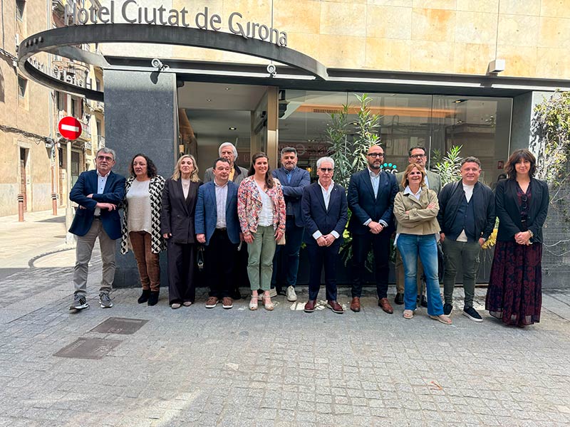 El sector turístic gironí contra el nou Decret de l'impost turístic. (Foto: Federació d'Hostaleria i Turisme Girona).