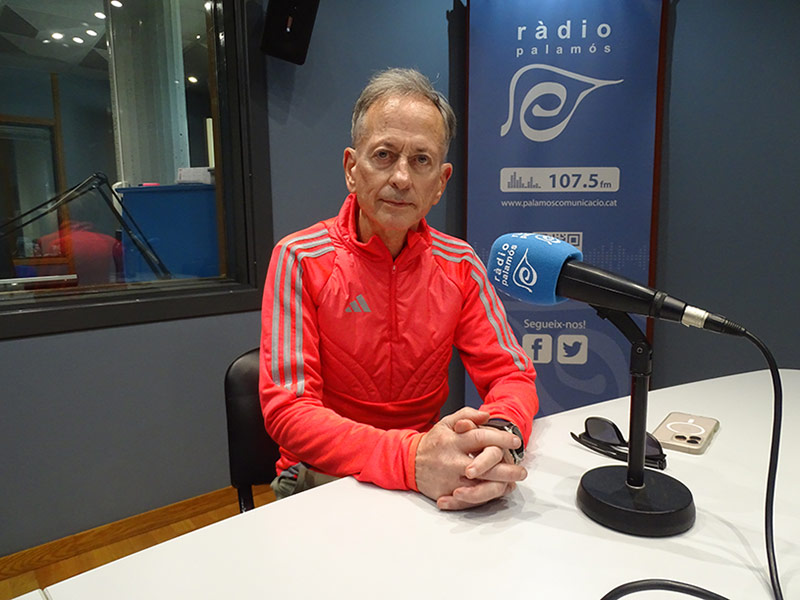 L'atleta Celso Curiel, avui als nostres estudis.