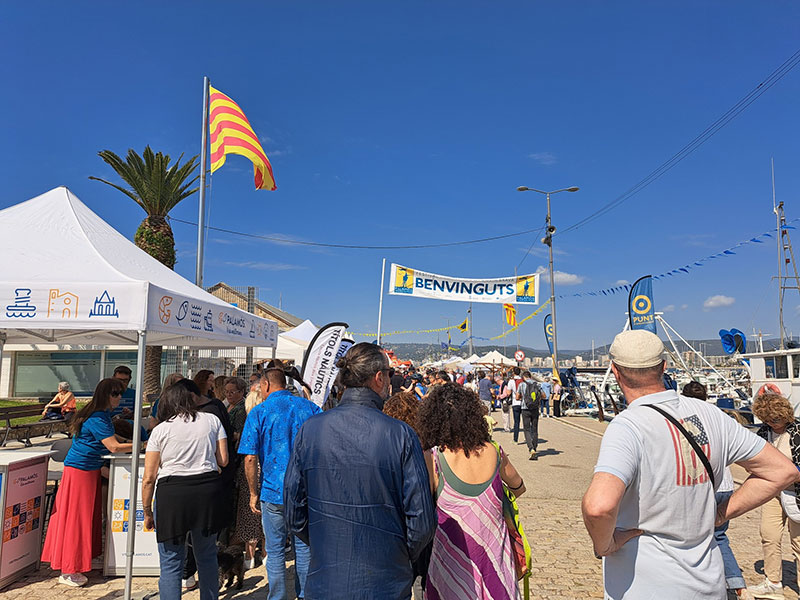 Visitants al festival 