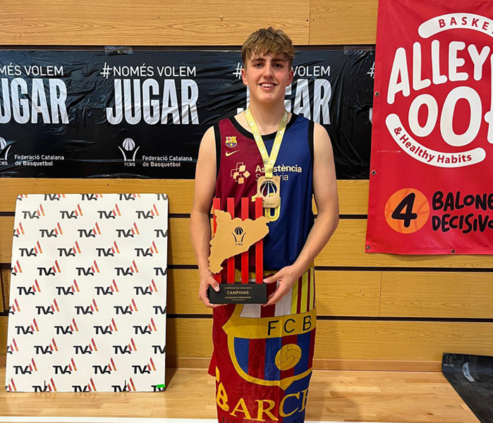 Biel Mas, campió de Catalunya en la categoria preferent.