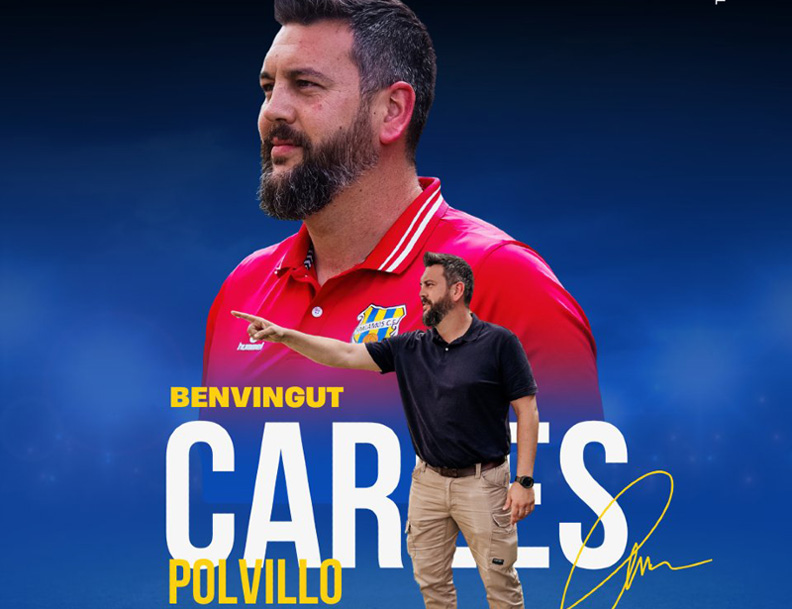 Carles Polvillo serà el nou entrenador del Palamós CF.
