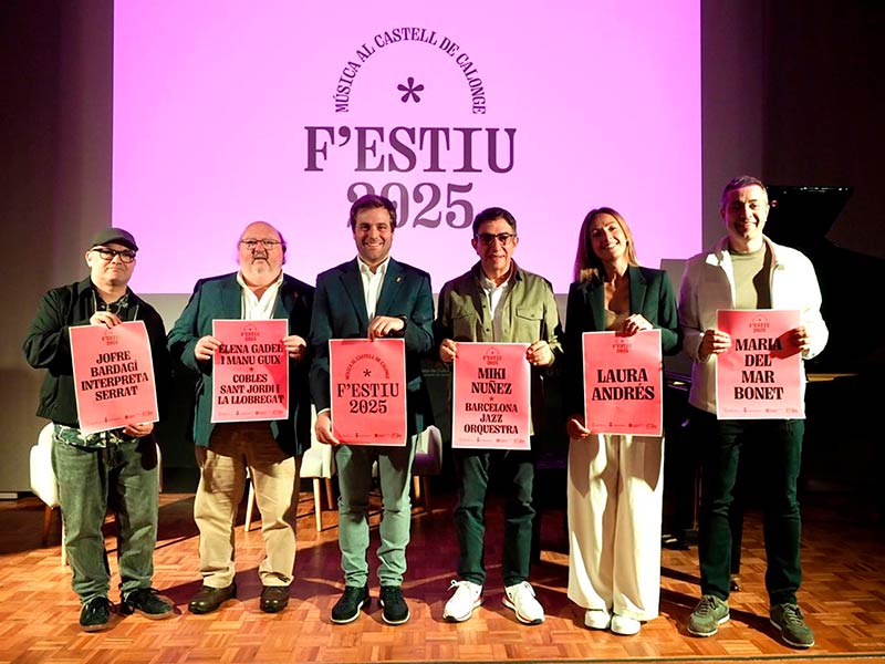 Presentació del F’Estiu 2025, aquest passat divendres. (Foto: Ajuntamentt de Calonge i Sant Antoni).