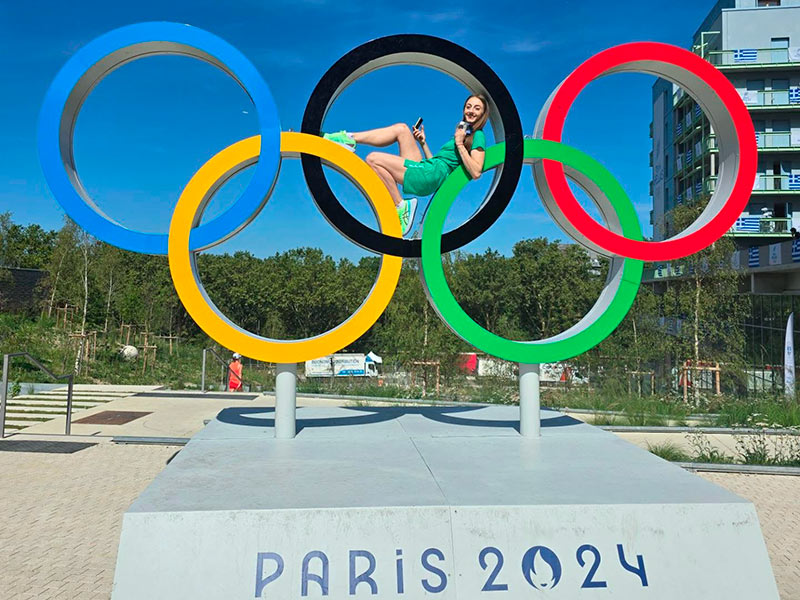 La gimnasta búlgara Boryana Kaleyn, plata als Jocs Olímpics de París, fa una masterclass a Palamós aquest cap de setmana. (Foto: Boryana Kaleyn).