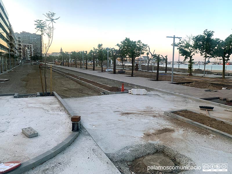 Les obres del passeig del Mar van començar el novembre de l'any passat.