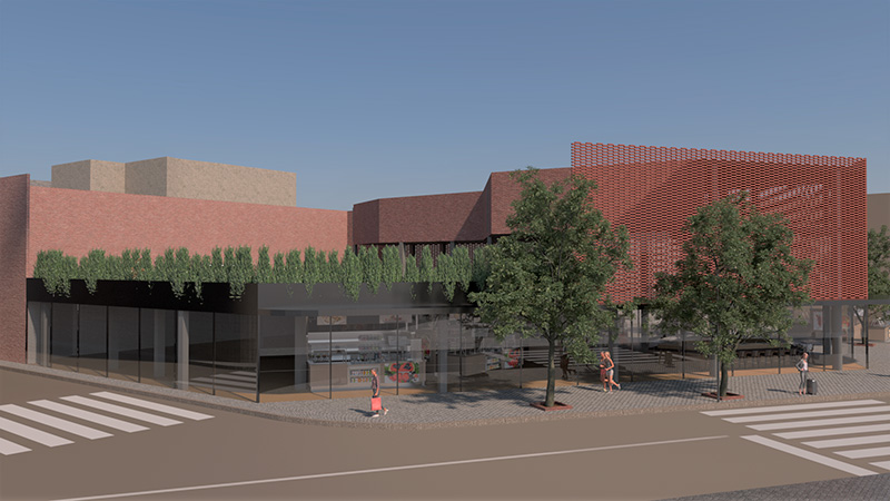 Simulació del nou Mercat Municipal de Palamós. (Font: Ajuntament de Palamós).