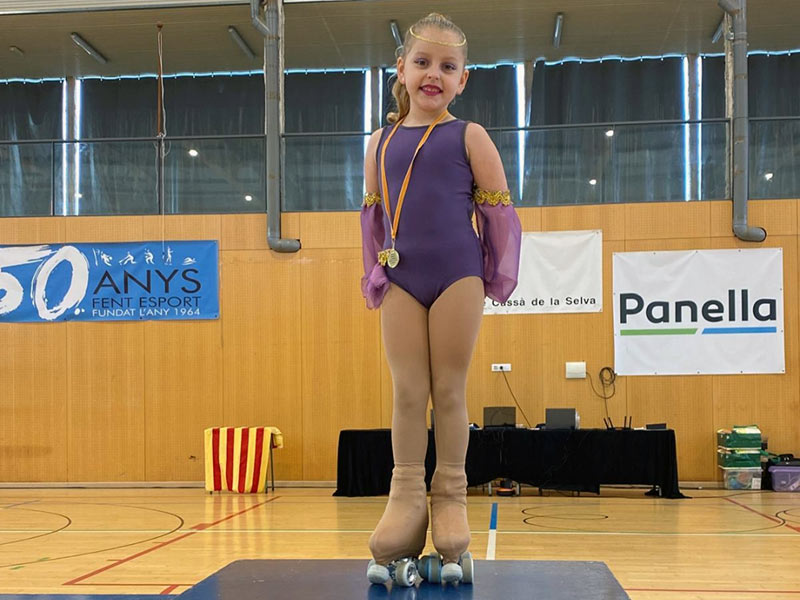 La patinadora Zoë Nadal disputarà la final del Trofeu Catalunya. (Foto: Patinatge Club Palamós).