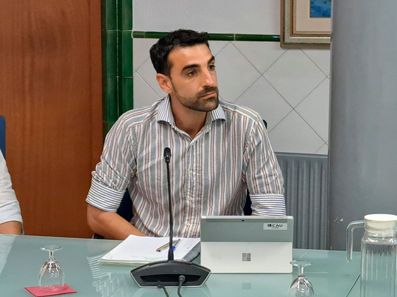 Guillem Lorente és el nou regidor de Som-hi per Palamós i Sant Joan, en substitució de David Cano. (Foto: Ajuntament de Palamós).