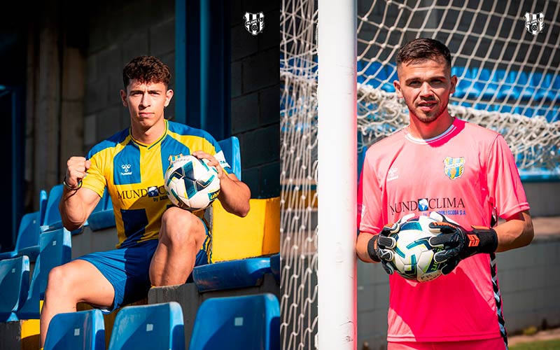 El Palamós ha renovat a Gerard Mercader i ha fitxat al porter Nico García. (Foto: Palamós CF - Laura Heras).