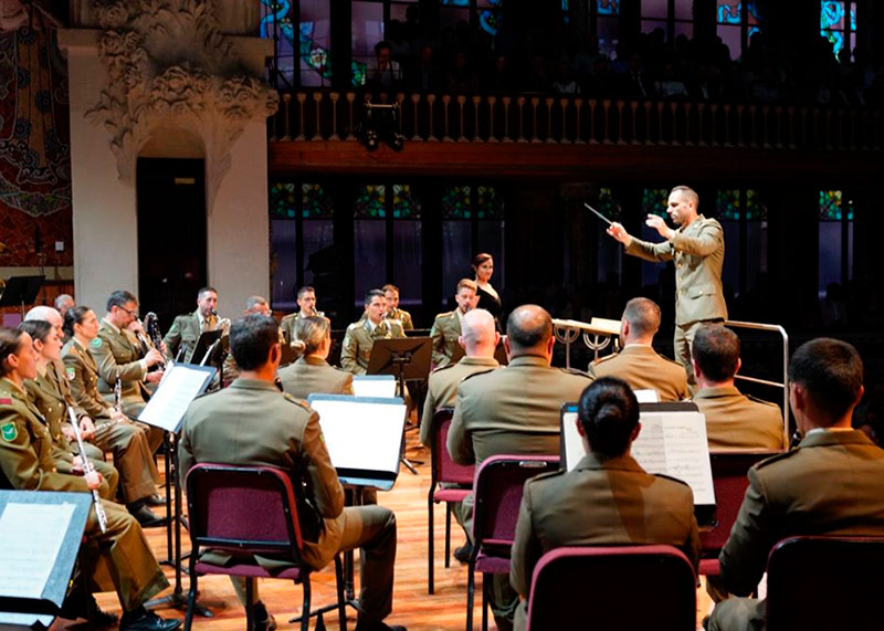 La Unidad de Música de la Inspección General del Ejército actuarà aquest diumenge a Calonge. (Foto: Nadal al Port Vell).