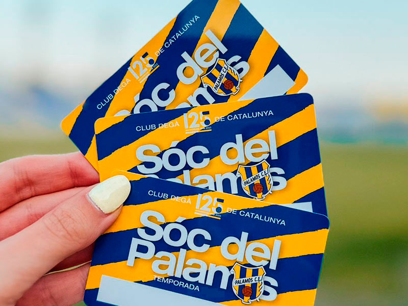 Els carnets de soci del Palamós mantenen els preus de l'anterior temporada. (Foto: Palamós CF).