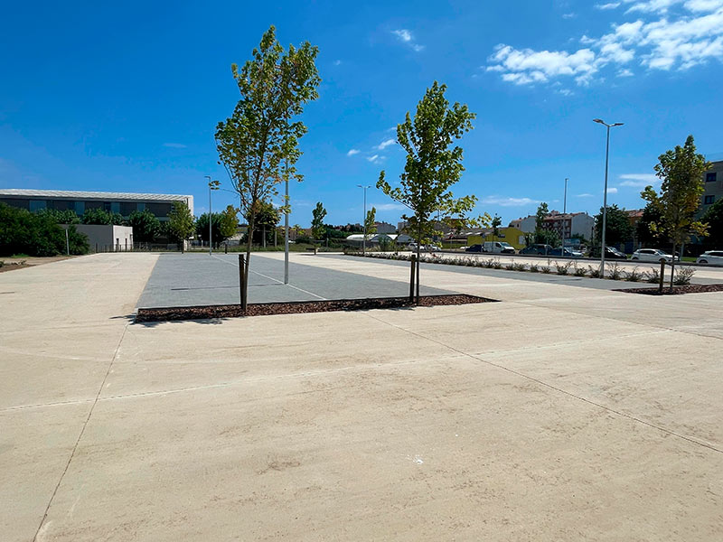 L’espai incorpora 89 noves places d’aparcament. (Foto: Ajuntament de Calonge i Sant Anotni).