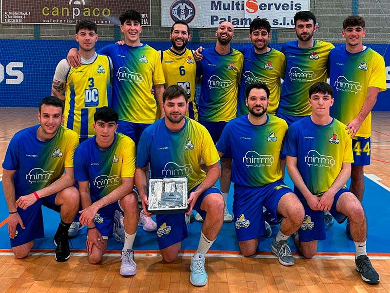 UN partit d'aquesta passada temporada del sènior masculí del CE Palamós. (Foto: CE Palamós).