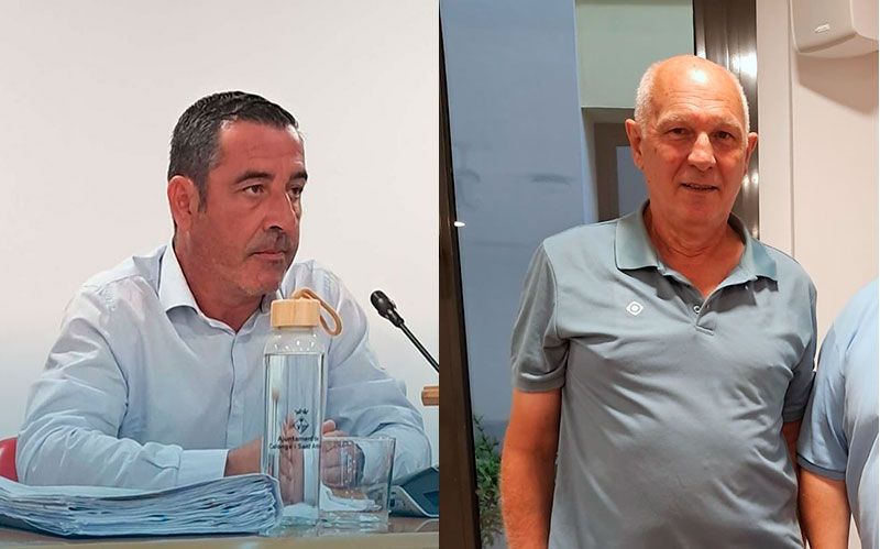 Sergi Orduña i Josep Abellí. (Foto: Ajuntament de Calonge i Sant Antoni).