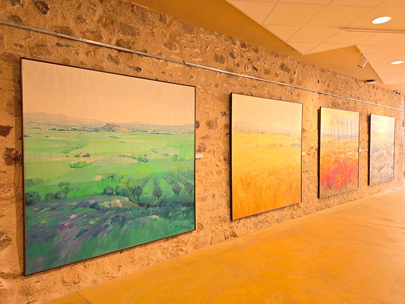 L'exposició està oberta fins al 7 de setembre. (Foto: Ajuntament de Calonge i Sant Antoni).