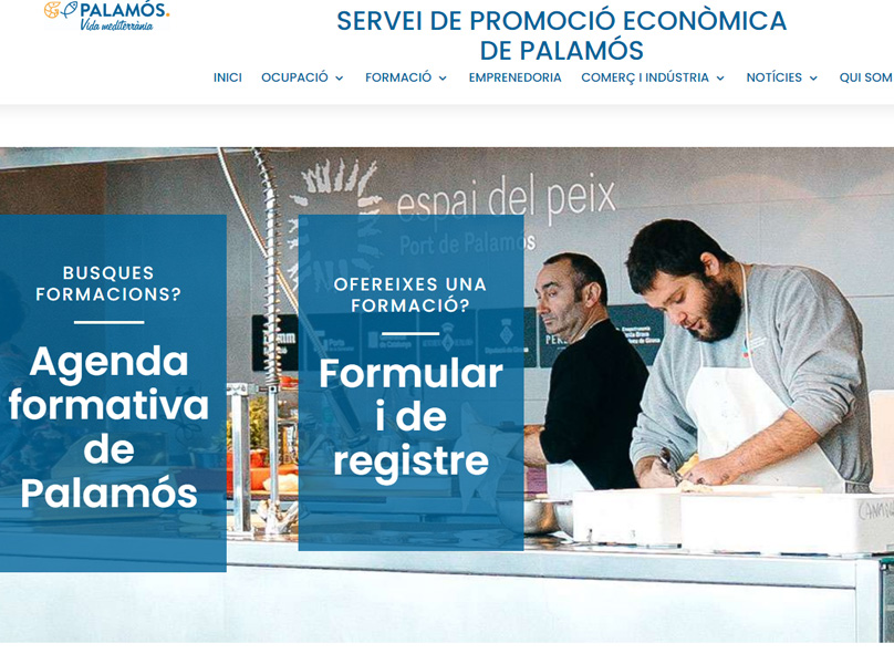 Lloc web de l'Agenda Formativa de Promoció Econòmica.