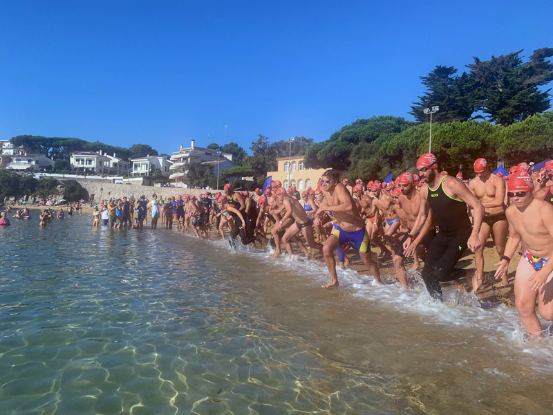 Inici d'una de les proves de la Travessa de la Fosca. (Foto: CN Palamós).