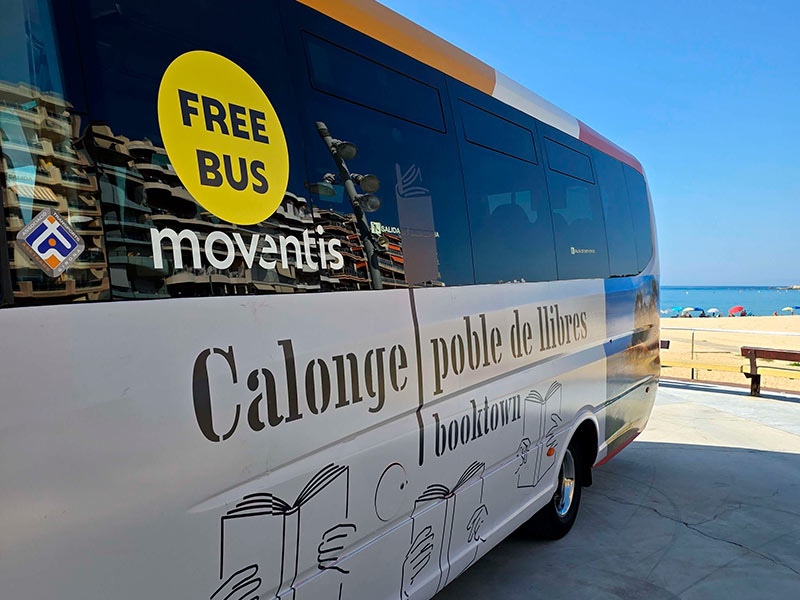 El bus gratuït ha tancat l'estiu havent transportat prop de 2.000 viatgers. (Foto, Ajuntament de Calonge i Sant Antoni).