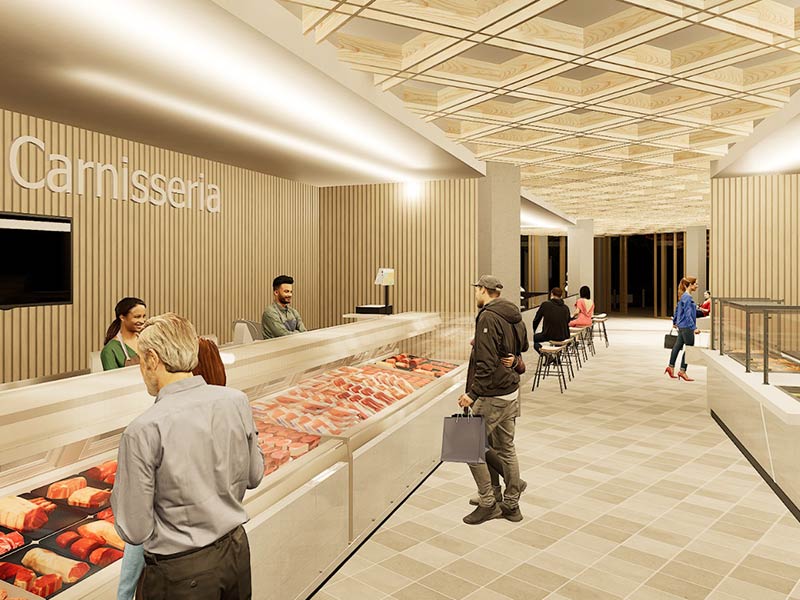 Simulació del nou Mercat Municipal de Palamós. (Font: Ajuntament de Palamós).