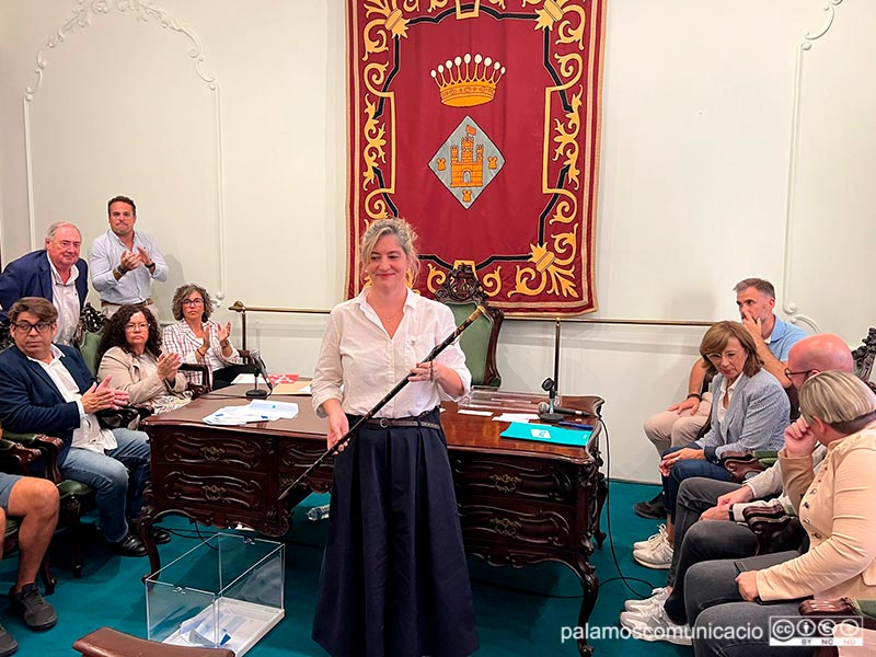 Maria Puig i Ferrer (ERC) ha estat investida avui com a alcaldessa de Palamós.