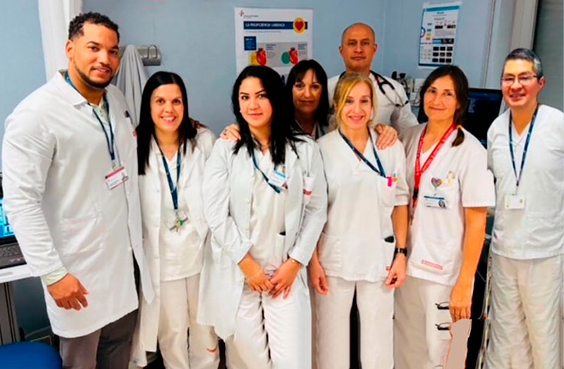 Personal del servei de cardiologia de l'hospital de Palamós. (Foto: SSIBE).