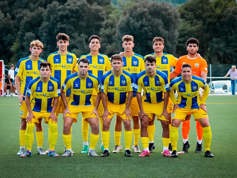 Primer onze inicial del Palamós d'aquesta temporada (Foto: Palamós CF - Laura Heras)