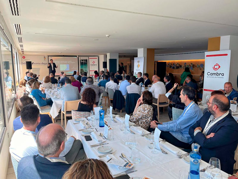Imatge d'arxiu el Debat d'Economia de Begur. (Foto: Cambra de Comerç de Palamós).