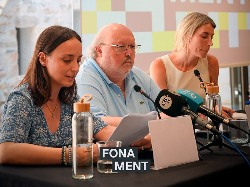 Imatge de la presentació del festival 'Fonament', el passat 1 de juliol. (Foto: Ajuntament de Calonge i Sant Antoni).