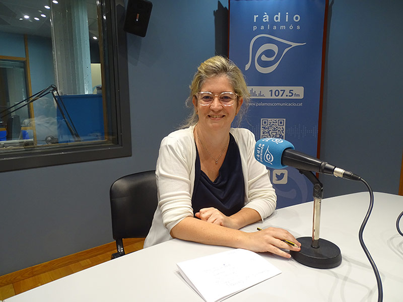 L'alcaldessa de Palamós, Maria Puig, va visitar ahir el programa 