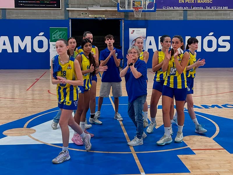 El júnior femení va guanyar de 12 punts al GEiEG Vedruna B. (Foto: CE Palamós).
