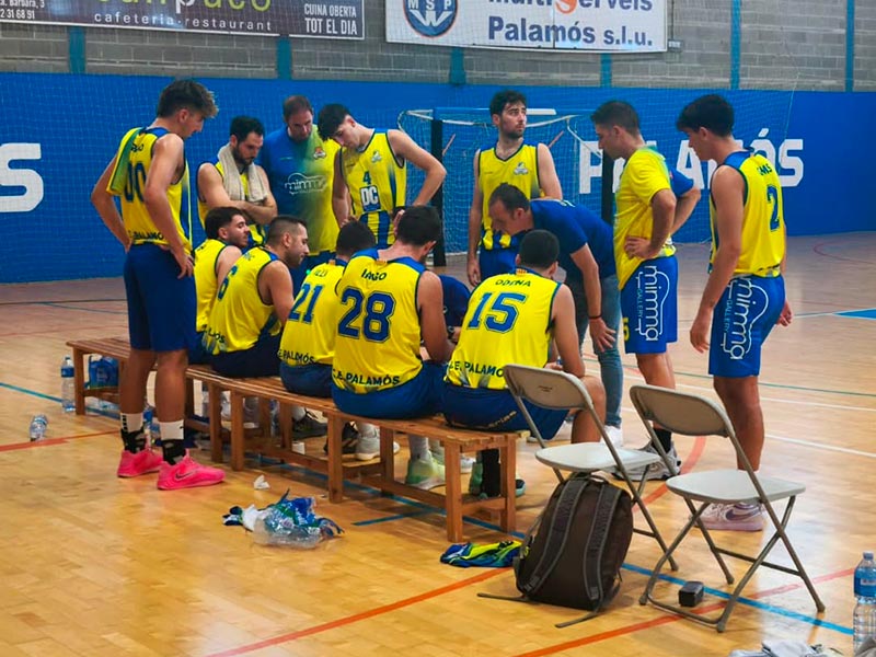 El sènior masculí va guanyar dissabte 101-92 al CB La Garriga A. (Foto: CE Palamós).