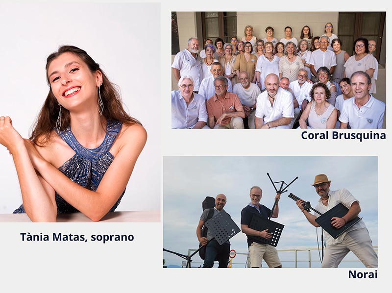 Els artistes que participaran al concert 'Tu ho fas possible' el proper 26 d'octubre. (Foto: Creu Roja Palamós).