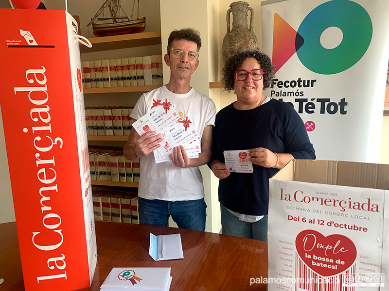 Vantura Puig i Carmina Ontiveros, gerent dinamitzador i presidenta de FECOTUR, respectivament.