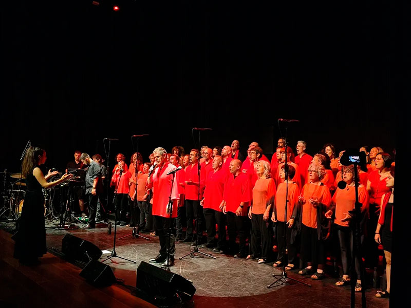 Actuació del cor Gospelians, en una imatge d'arxiu. (Foto: Cor Gospelians).