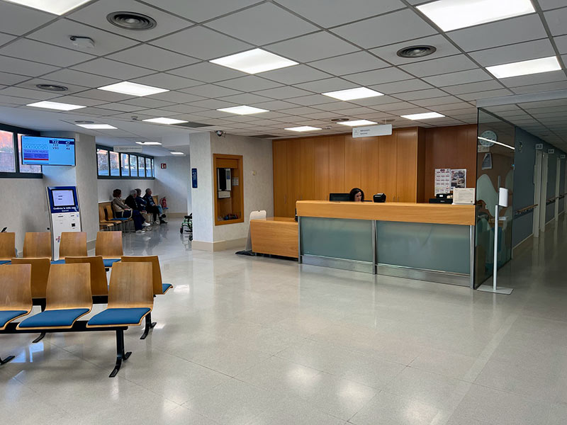 La nova zona de consultes externes de l'Hospital de Palamós. (Foto: SSIBE).