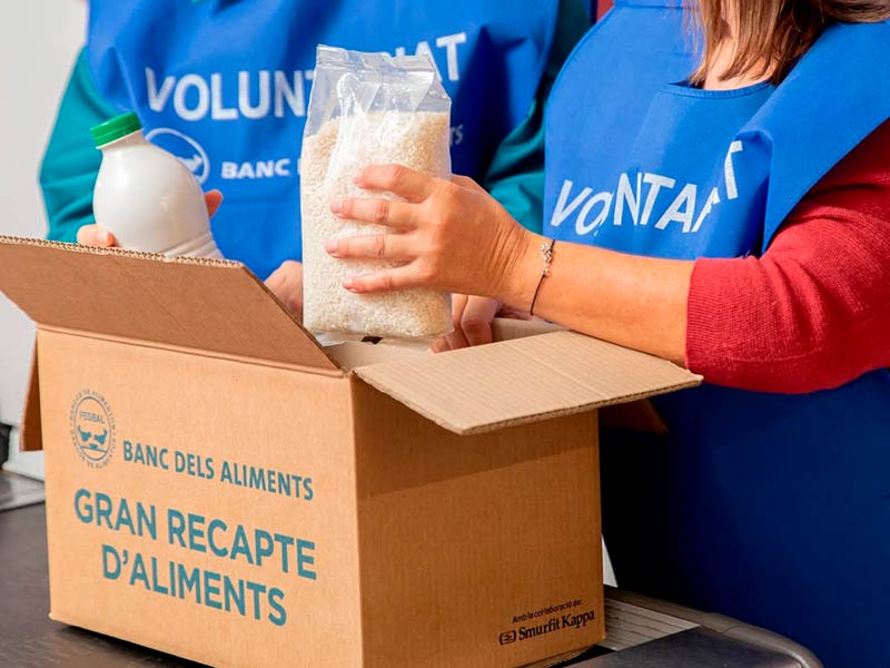 El Gran Recapte ajuda a cobrir les necessitats bàsiques d'alimentació de les persones més vulnerables. (Foto: Banc d'Aliments).