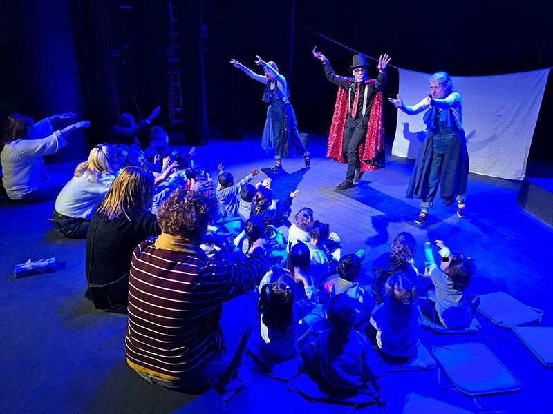 Ahir va començar el Programa d'arts escèniques i música per a escolars. (Foto: Ajuntament de Palamós).